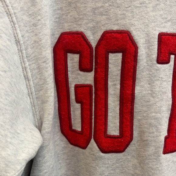 Abercrombie 'Go Team' Women’s Gray Sweatshirt, XS, EUC - Picture 3 of 9